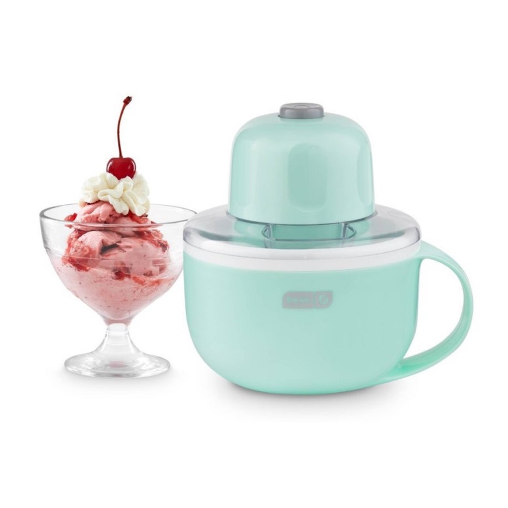 Dash My Mug Ice Cream Maker: Electric Machine, 1-Quart Capacity, Aqua Blue